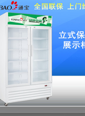 通宝LG4-518L立式保鲜展示柜 餐厅酒店蔬菜水果饮料啤酒冷藏陈列