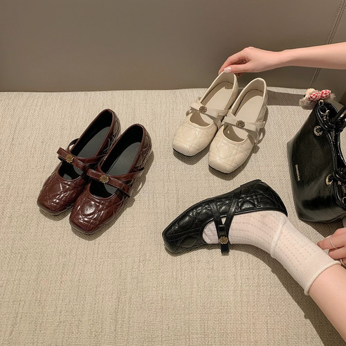 法式小香风玛丽珍鞋女秋季新款