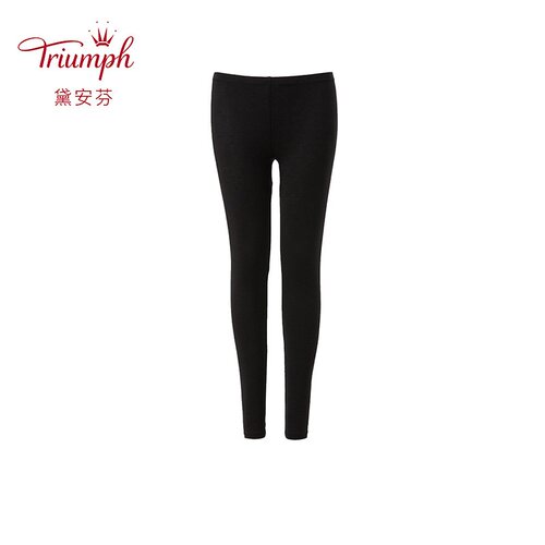 黛安芬清雅绣丽中腰简约棉质秋裤