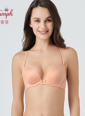 黛安芬水盈·冰清小胸刺绣柔软小胸聚拢美背文胸16-8369