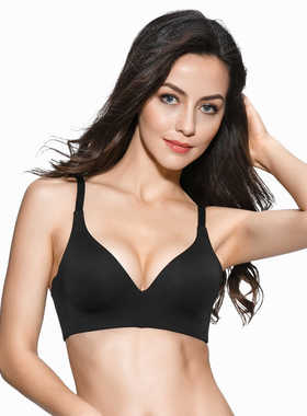 黛安芬光面无痕优选系列内衣无钢圈收副乳文胸E000997