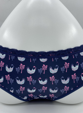 Sloggi蕾丝边腰丝滑无痕性感低腰平角内裤小裤87-1854