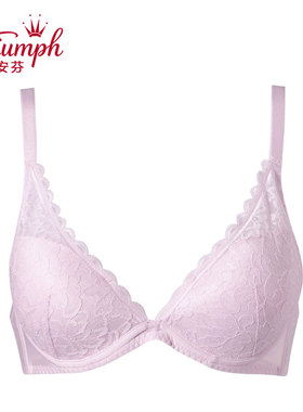 黛安芬简约盛放内衣优雅蕾丝小胸聚拢性感文胸E003003