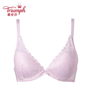 黛安芬简约盛放内衣优雅蕾丝小胸聚拢性感文胸E003003