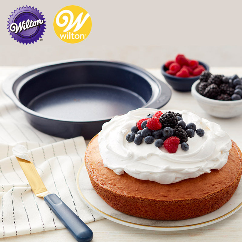 惠尔通轻奢系列9寸圆形双耳烤盘聚会烘焙派披萨圆形