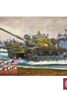 铸造模型 AFV Club拼装坦克 35060 美国M60A1巴顿中型战车 1/35