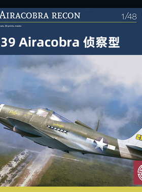 铸造模型 Arma拼装飞机 40013 P-39 Airacobra 侦察型 1/48