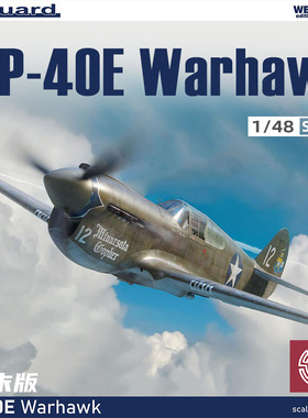 铸造模型 牛魔王拼装飞机 84207 1/48 P-40E Warhawk 周末版