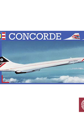 铸造模型 Revell/利华拼装飞机 04257 协和式客机模型 1/144