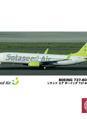 铸造模型 长谷川拼装模型 10740 1/200波音737-800中短程客