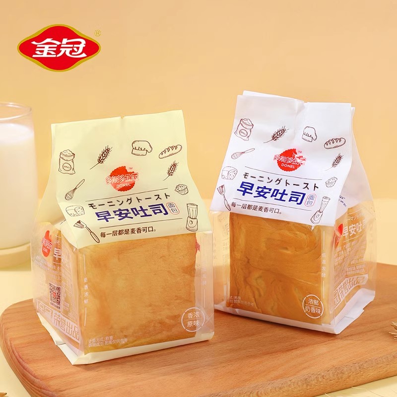 多能多金冠早安吐司面包早餐食品整箱学生手撕包充饥夜宵速食面包