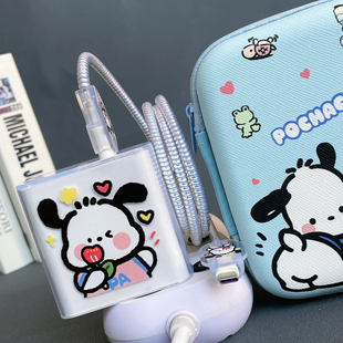 适用真我GTNEO5 150W160W充电器保护套一加ACE2Pro数据线缠绕线绳