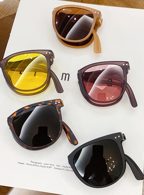 防紫外线男女同款折叠太阳镜偏光