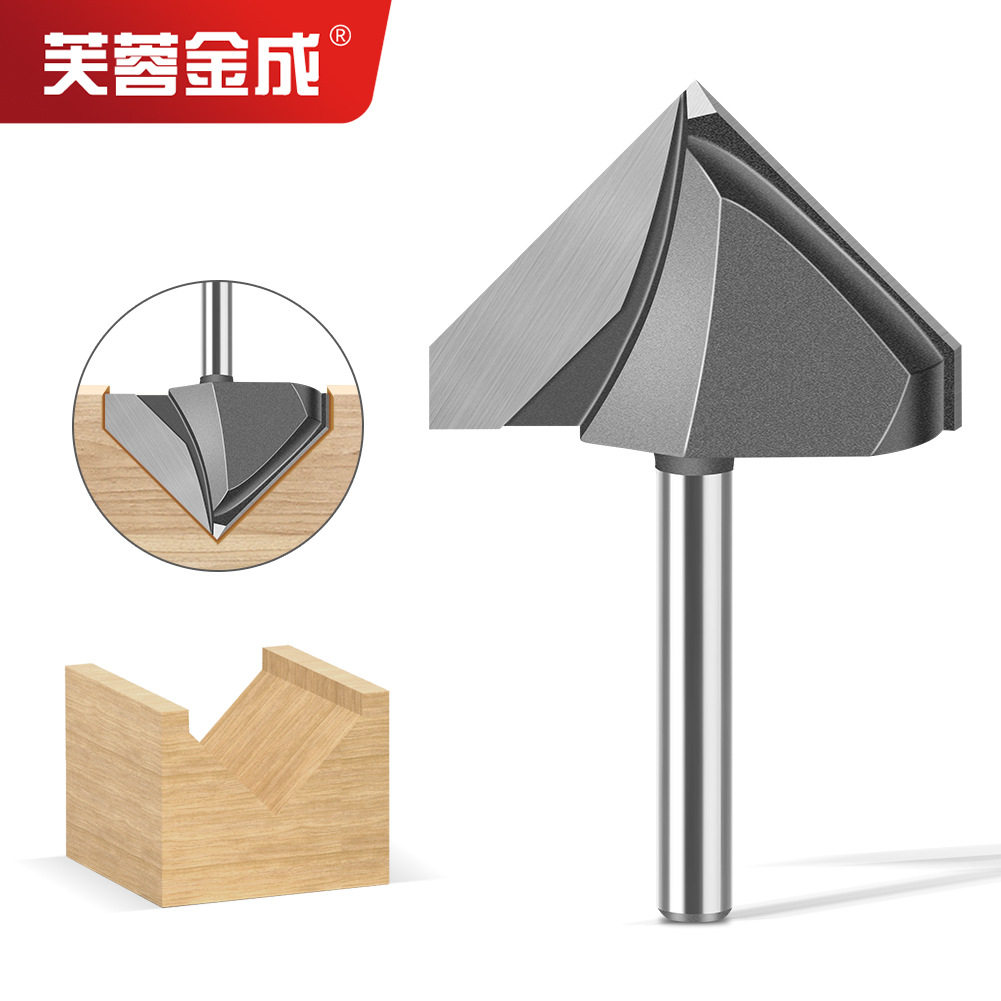 90度V型刀木工铣刀修边机刀头铝塑板开槽集成墙面折边刀雕刻机刀,五金/工具,其他铣刀,淘宝优惠券,粉丝福利购,淘宝优惠卷