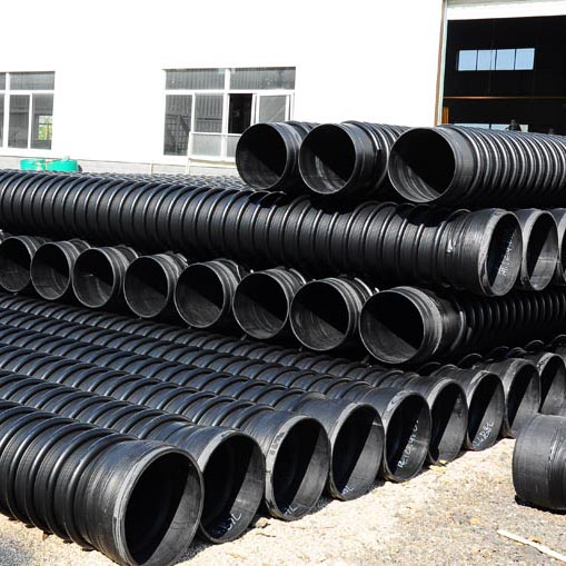 HDPE克拉管厂家排污管波纹管排水管缠绕增强结构壁管B型500SN8