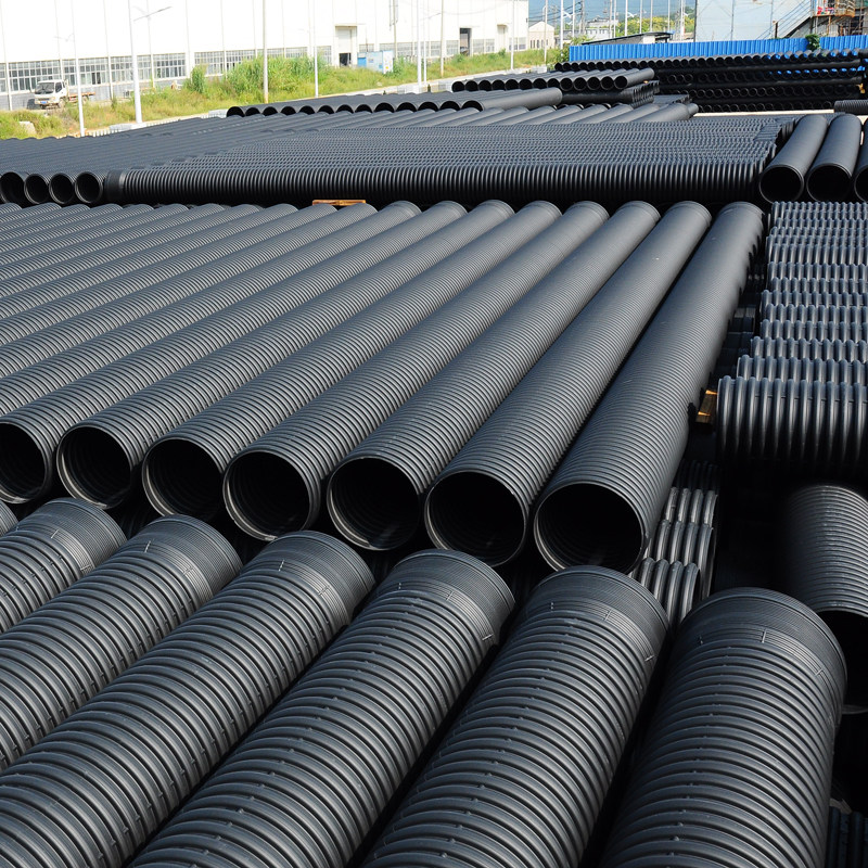 厦门厂家hdpe双壁波纹管塑料波纹管地下排水管污水管道300sn8副