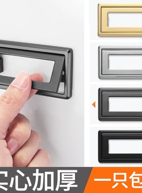 抽屉暗拉手明装免开槽把手黑色隐形柜门拉手榻榻米床头柜鞋柜把手