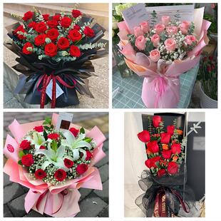 女神节订红玫瑰送厦门市思明区海沧区湖里区同城鲜花店送女友老婆