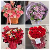 南平市邵武市武夷山市建瓯市同城鲜花店订38妇女节康乃馨百合花束