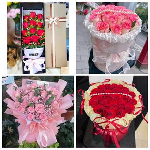 天津市南开区广开万兴学府街鲜花店同城送女朋友闺蜜女神节红玫瑰