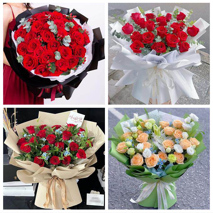中卫市沙坡头区中宁县海原县花店同城配送女友生日情人节玫瑰花束