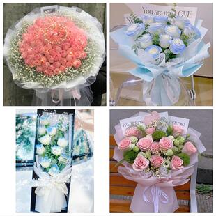 云南红河州屏边县建水县石屏县同城鲜花店订33朵玫瑰送情人女朋友