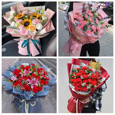 长治武乡县沁县沁源县潞城市鲜花店同城送婆婆岳母亲节康乃馨花束