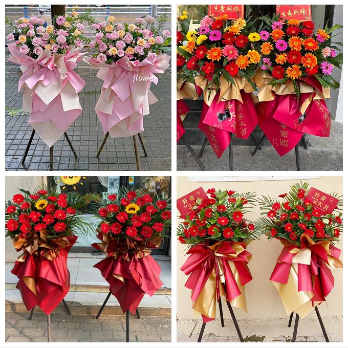 山东济南市历下区市中区槐荫区同城鲜花店开业花篮送新店公司乔迁