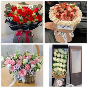 河北沧州市肃宁县南皮县吴桥县同城鲜花店情人节玫瑰表白女友老婆
