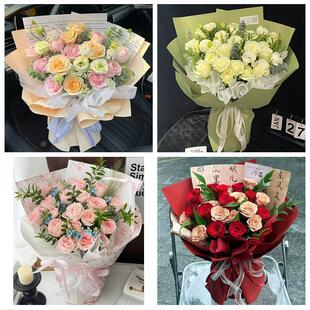 衡水市饶阳安平县故城县景县花店同城配送女友生日情人节玫瑰花束