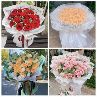 送南昌市新建区安义县进贤县同城鲜花店情人节表白送玫瑰花束礼盒