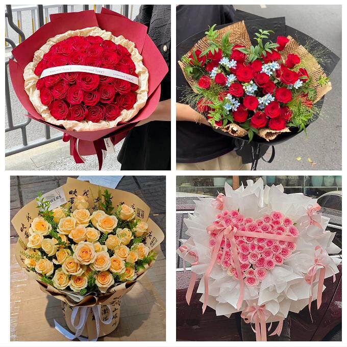送曲靖市富源县会泽县宣威市花店同城配送女友生日情人节玫瑰花束