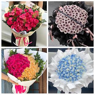 山西晋城市陵川县泽州县高平市同城花店送女朋友玫瑰订生日鲜花束