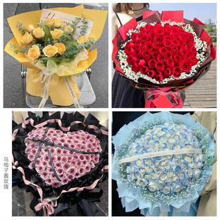 上海浦东新区花木川沙新高桥镇同城鲜花店情人节玫瑰表白女友老婆