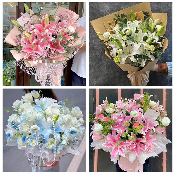 江西抚州市宜黄金溪资溪广昌县鲜花店同城送玫瑰香水百合生日花束