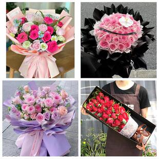 巴彦淖尔市临河区五原磴口县鲜花店同城送女朋友闺蜜女神节红玫瑰