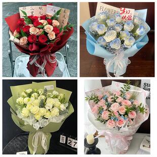 上海市浦东沪东新村金杨新村花店同城配送女友生日情人节玫瑰花束