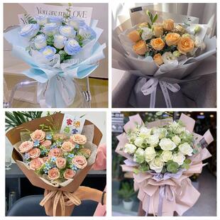 江苏泰州市靖江市泰兴市姜堰区同城鲜花店订33朵玫瑰送情人女朋友