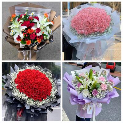 北京市东城安定门北新桥东四花店同城配送女友生日情人节玫瑰花束