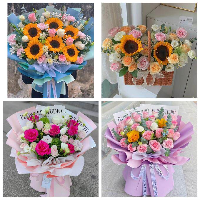 送四川省内江市资中县隆昌县花店同城送男女友领导玫瑰混搭鲜花束