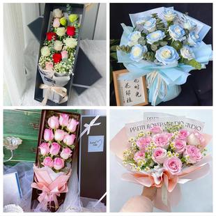 天津西青区西营门李七庄赤龙南同城花店情人节送女友老婆玫瑰鲜花