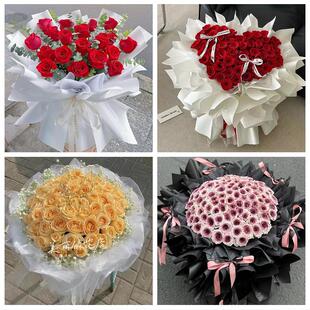 宁波市海曙江东区江北北仑区花店同城配送女友生日情人节玫瑰花束