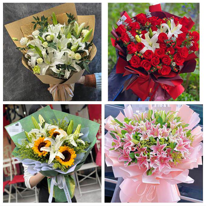 陕西宝鸡市千阳麟游太白县凤县鲜花店同城送玫瑰香水百合生日花束