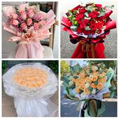 北京海淀区马连洼田村路上地同城鲜花店情人节表白送玫瑰花束礼盒