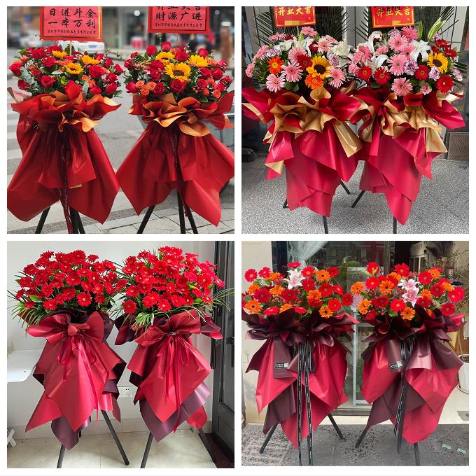 抚州市溪县资溪县东乡广昌县鲜花店同城配送朋友新店开业大麦花篮