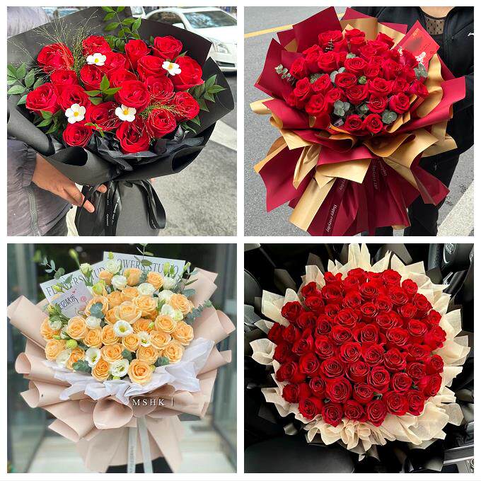 广东东莞市长安虎门厚街沙田镇同城花店情人节送女友老婆玫瑰鲜花