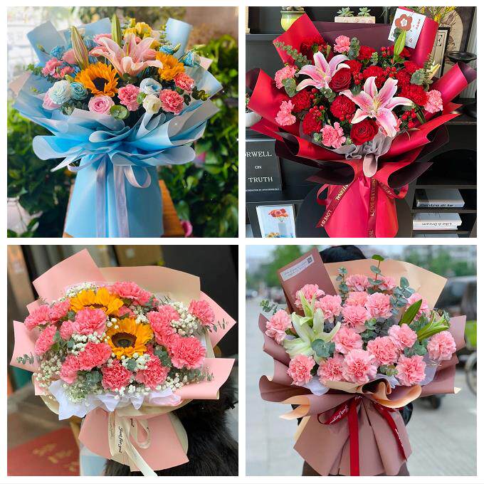 上海市浦东新区高行高东张江鲜花店同城送婆婆岳母亲节康乃馨花束