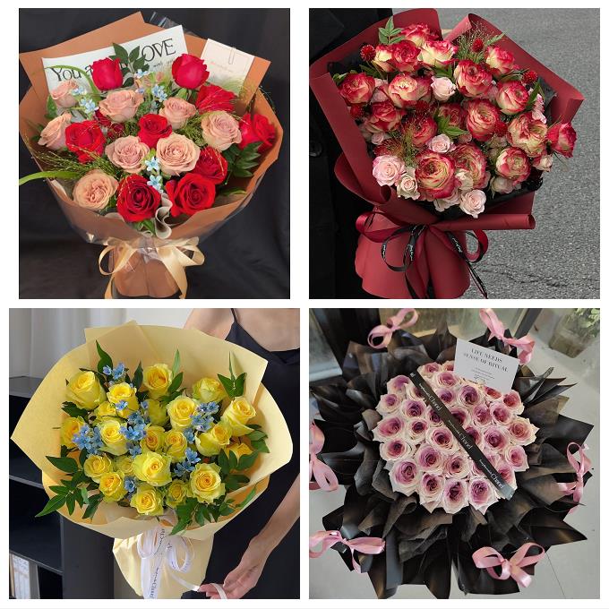 重庆市沙坪坝区童家桥石井坡鲜花店卡布碎冰蓝紫玫瑰花束同城配送