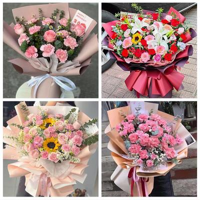 淮北市杜集相山烈山区濉溪县同城鲜花店康乃馨百合送父母长辈生日