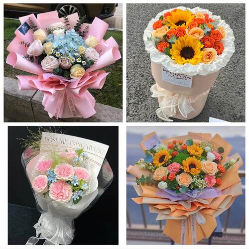 北京市通州区玉桥永顺梨园街花店同城送男女友领导玫瑰混搭鲜花束